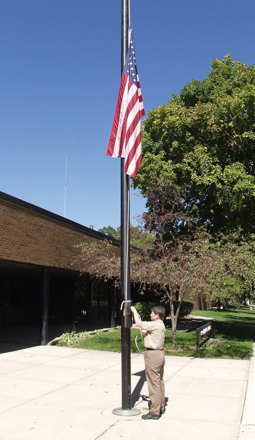 half staff